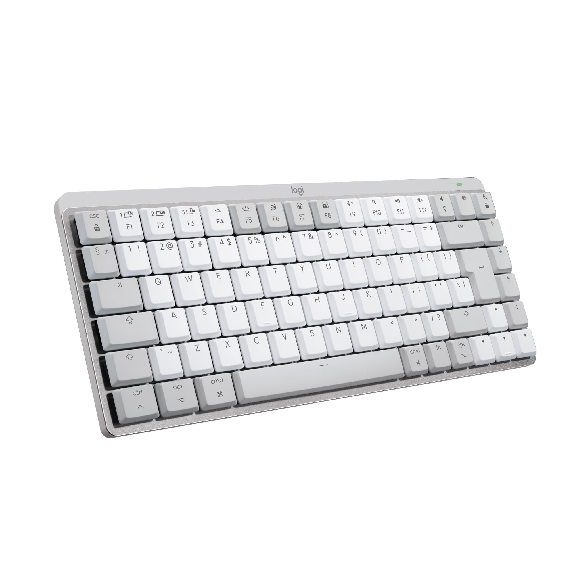 Logitech MX Mechanical Mini pour Mac Clavier mécanique sans fil Gris pâle (États-Unis)