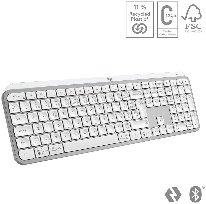 Logitech MX Keys S Pale Grey FR BT