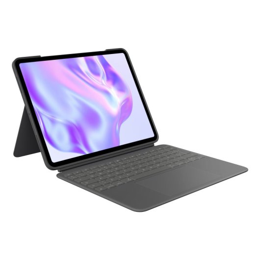 Logitech Étui clavier  Combo Touch avec clavier QWERTY espagnol graphite pour iPad Pro 13