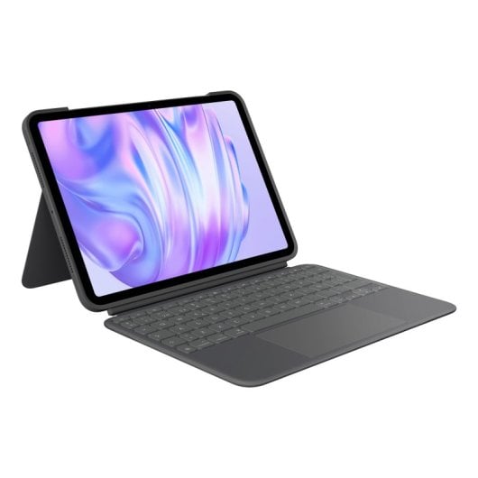 Logitech Étui clavier  Combo Touch avec clavier QWERTY espagnol graphite pour iPad Pro 11