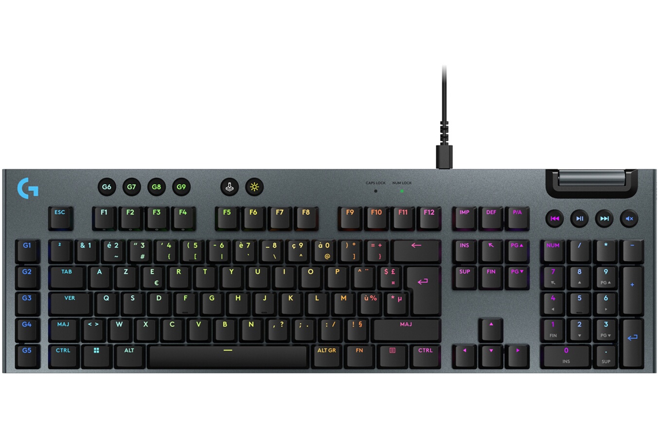 Logitech G915 X Wired Gaming KBD BLACK FR