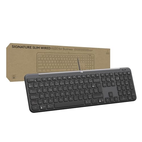 Logitech Wired Keyboard K620 for Business Graphite (FR)