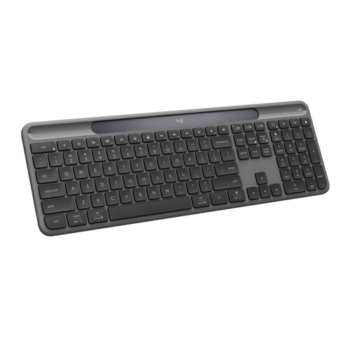 Logitech sans fil Bluetooth Azerty Signature Slim Solar+ Graphite