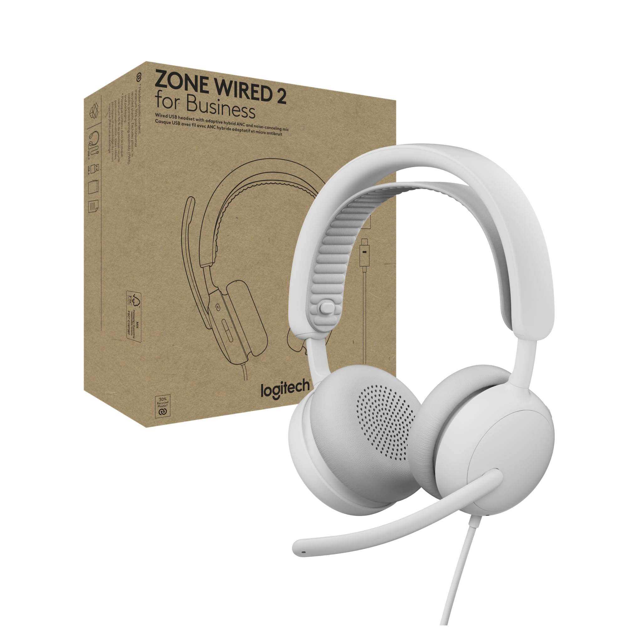 Logitech Zone Wired 2 for Business