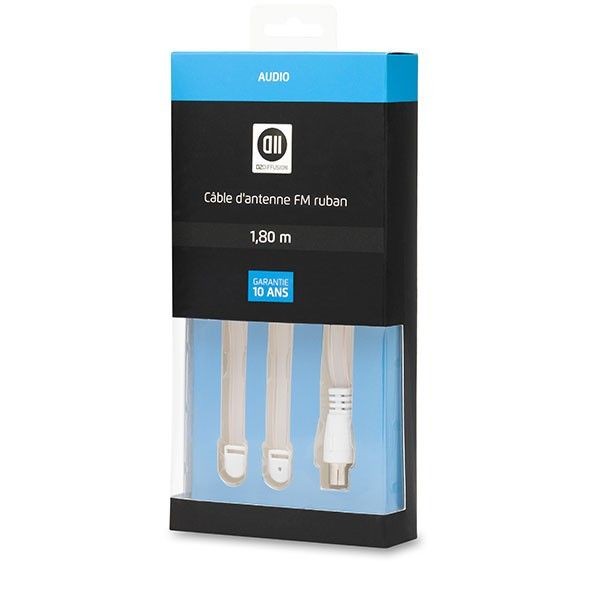 D2 Diffusion C ble d'antenne pour radio fiche coaxile femelle 1m80