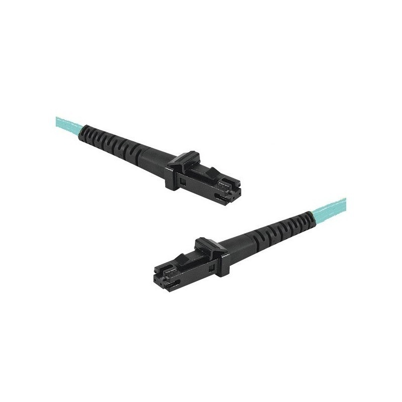 ekivalan Jarretière zip 2,0mm OM3 50/125 LC-UPC/ST-UPC LSZH aqua 5m