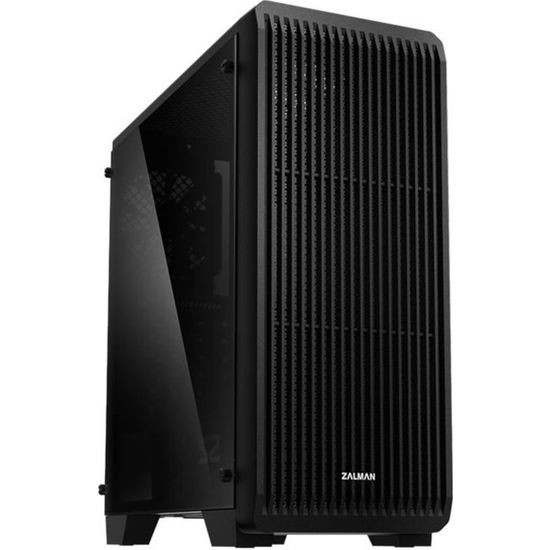ZALMAN Boitier Moyen Tour ATX Chronix v2 avec panneaux vitrés (Noir)