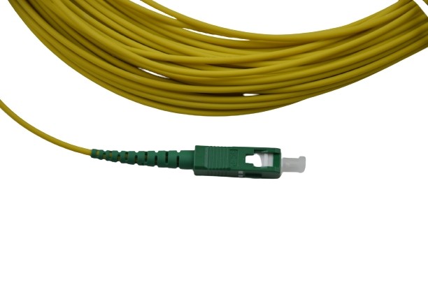 ekivalan Jarretière zip 2,0mm OS2 G652D SC-APC/ST-UPC LSZH jaune 20m