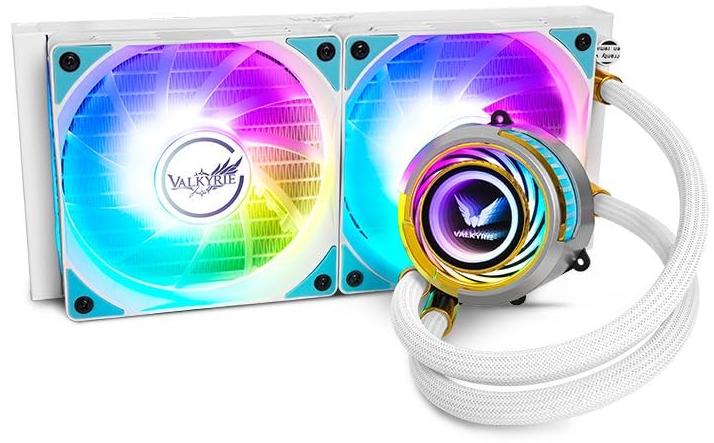 Valkyrie Kit Watercooling AIO Jarn RGB - 240mm (Blanc)