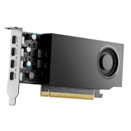 DELL Modèle : Dell NVIDIA RTX A1000 8 GB GDDR6 full height PCIe 4.0x8 4 mDP Graphics Card