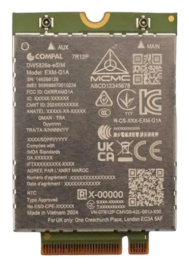DELL Dell Wireless Mobile Modem DW5826E