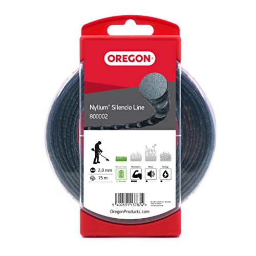 Oregon Fil pour débroussailleuse Nylium Silencio diametre 2 mm x Longueur 15M