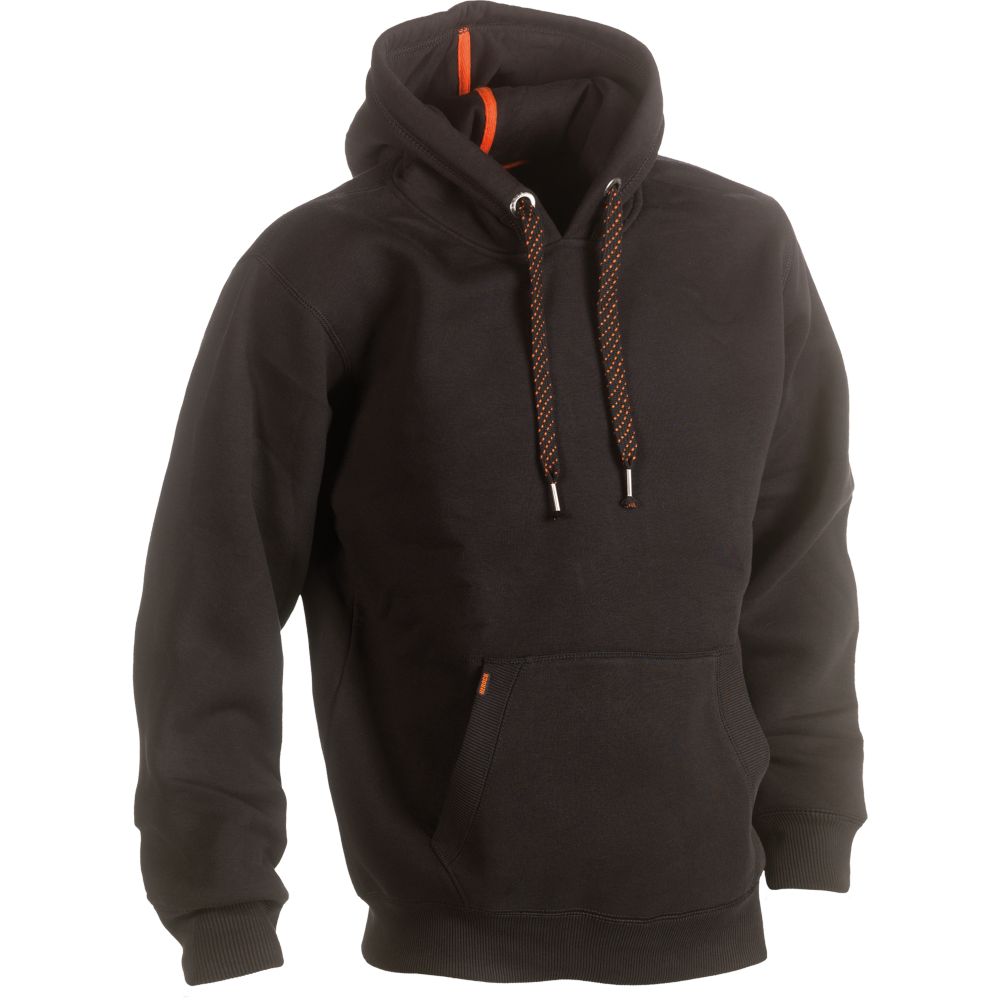 Herock Sweat à capuche Hesus noir taille M