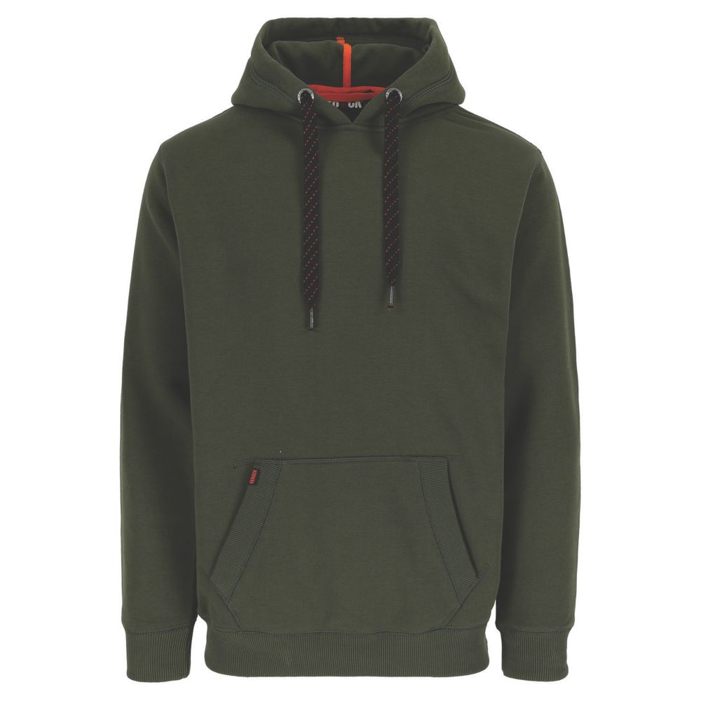 Herock Sweat à capuche Hesus vert taille XXL