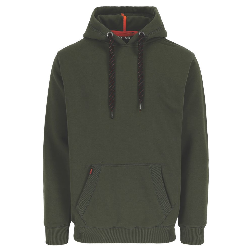 Herock Sweat à capuche Hesus vert taille XXXL