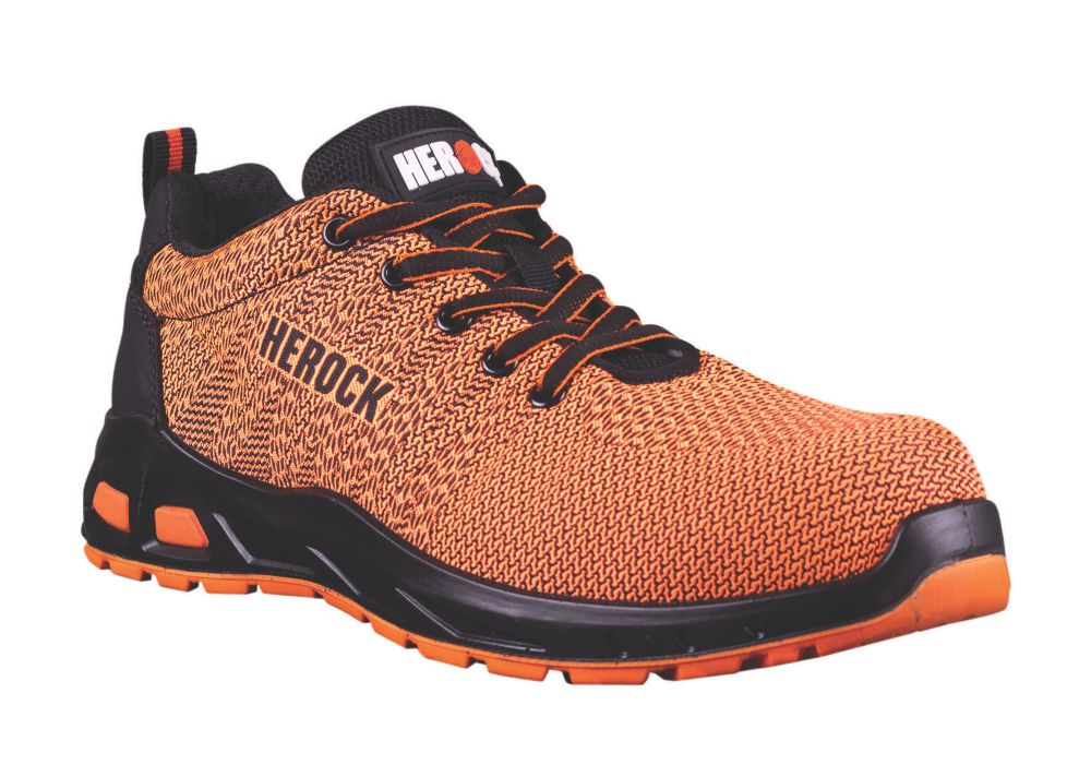 Herock Baskets de sécurité S1 P Titus orange pointure 43