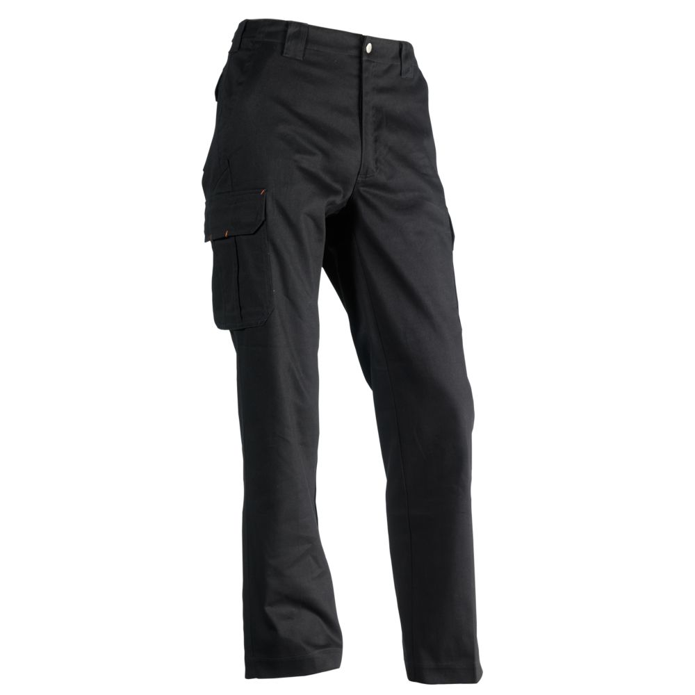 Herock Pantalon de travail à poches Odin , noir, taille 42, longueur 81 cm