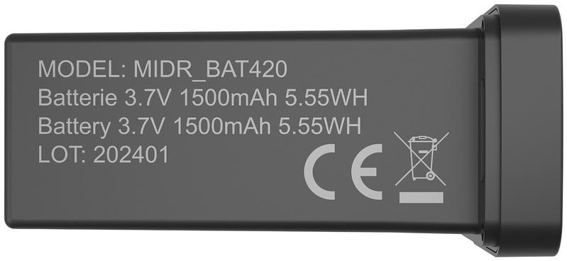 Midrone Batterie LiPo 1500mAh pour Vision 420HD