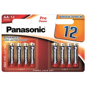 Panasonic pile alcaline pro power lr6ppg 12bw pile alcaline