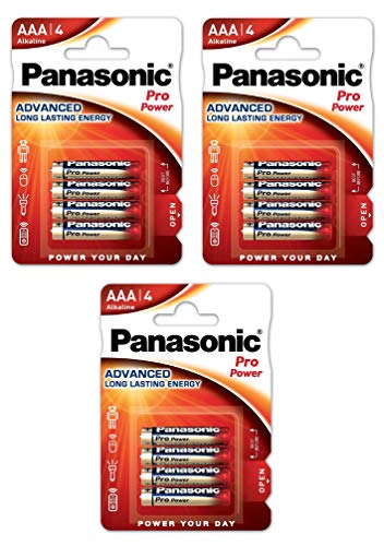 Panasonic PACK DE 12 PILES AAA 1,5V LR03