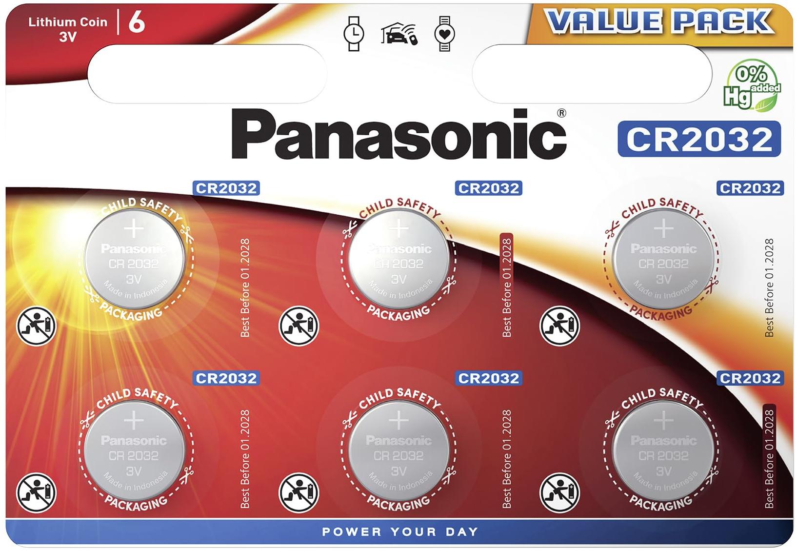 Panasonic CR-2032 X6