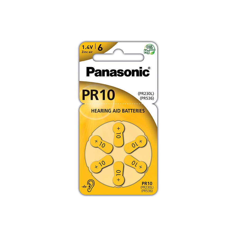 Panasonic Zinc Air PR-10L/6LB