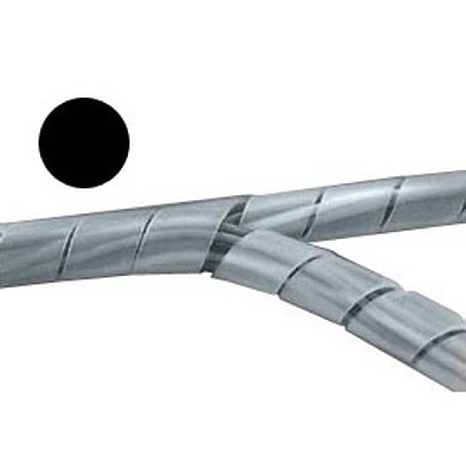 GENERIQUE Gaine de rangement pour câbles - Solution idéale pour organiser et protéger vos câbles efficacement. D'une longueur de 10 mètres et d'un diamètre maximal de 100 mm, cette gaine noire allie praticité et discrétion pour un rangement impeccable. Fa