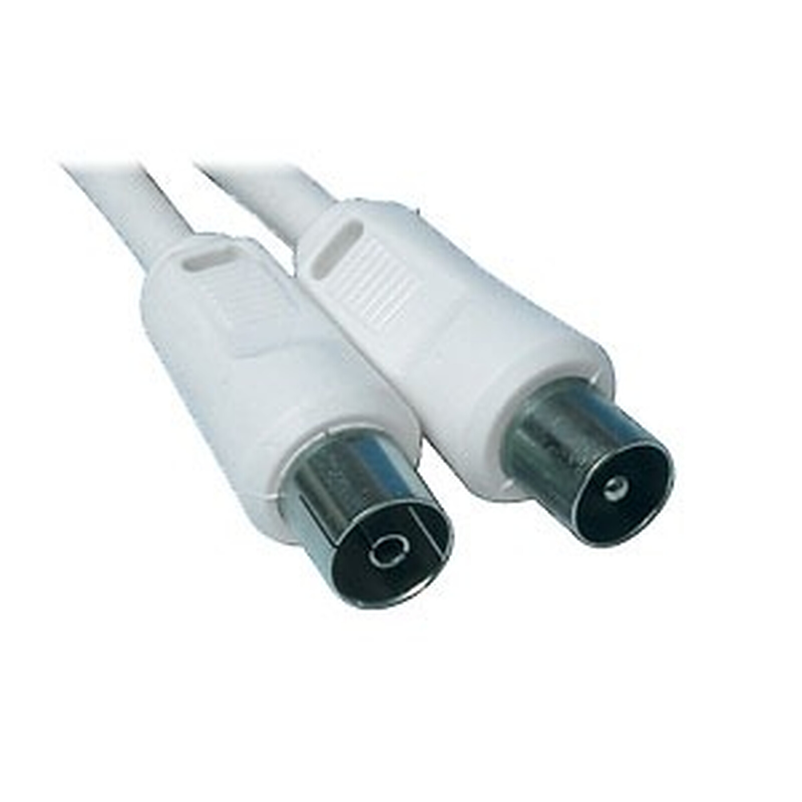 GENERIQUE Câble coaxial mâle/femelle pour antenne TV (2.5 mètres)