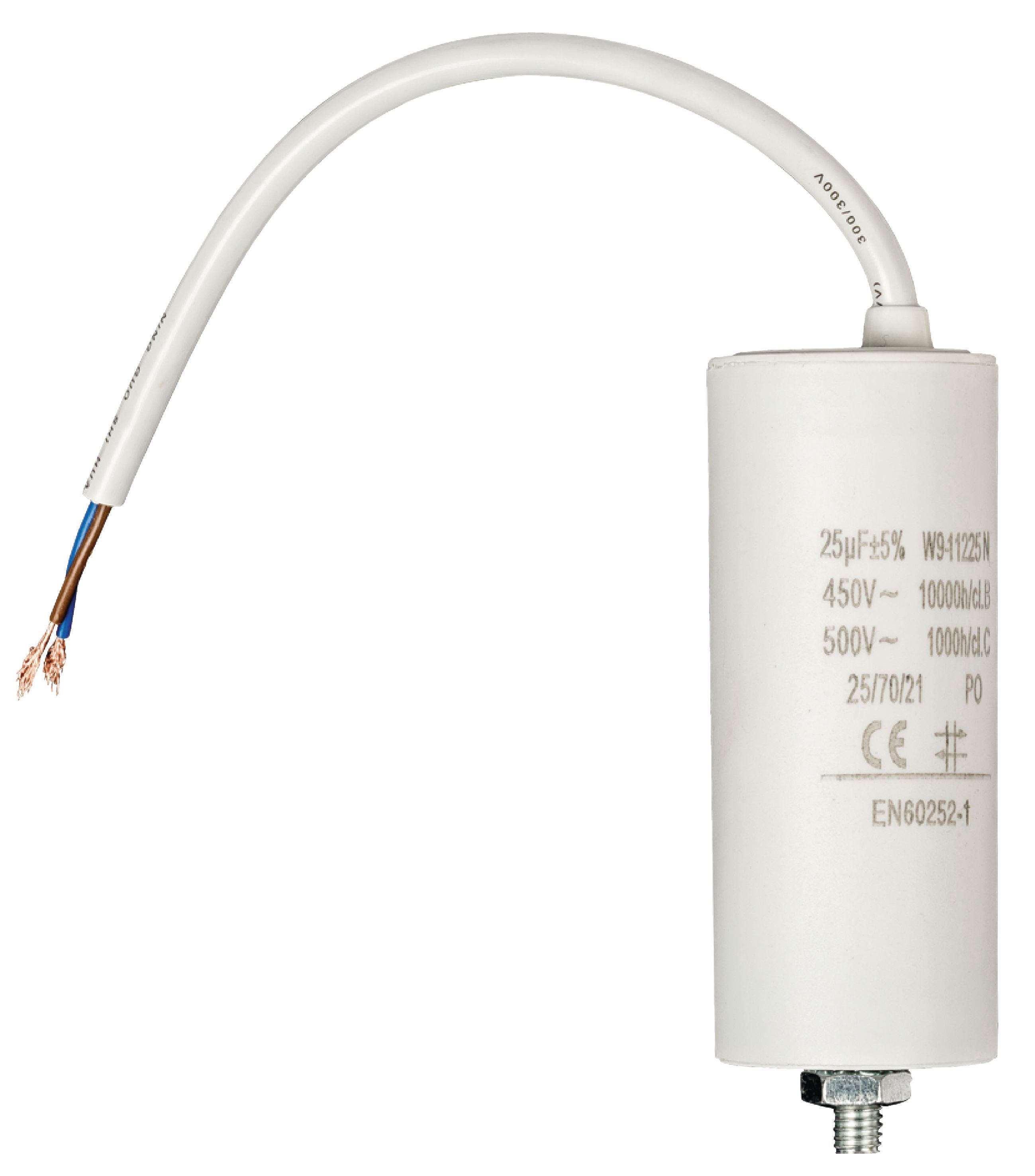 Nedis Condensateur 25.0uf / 450 V + cable