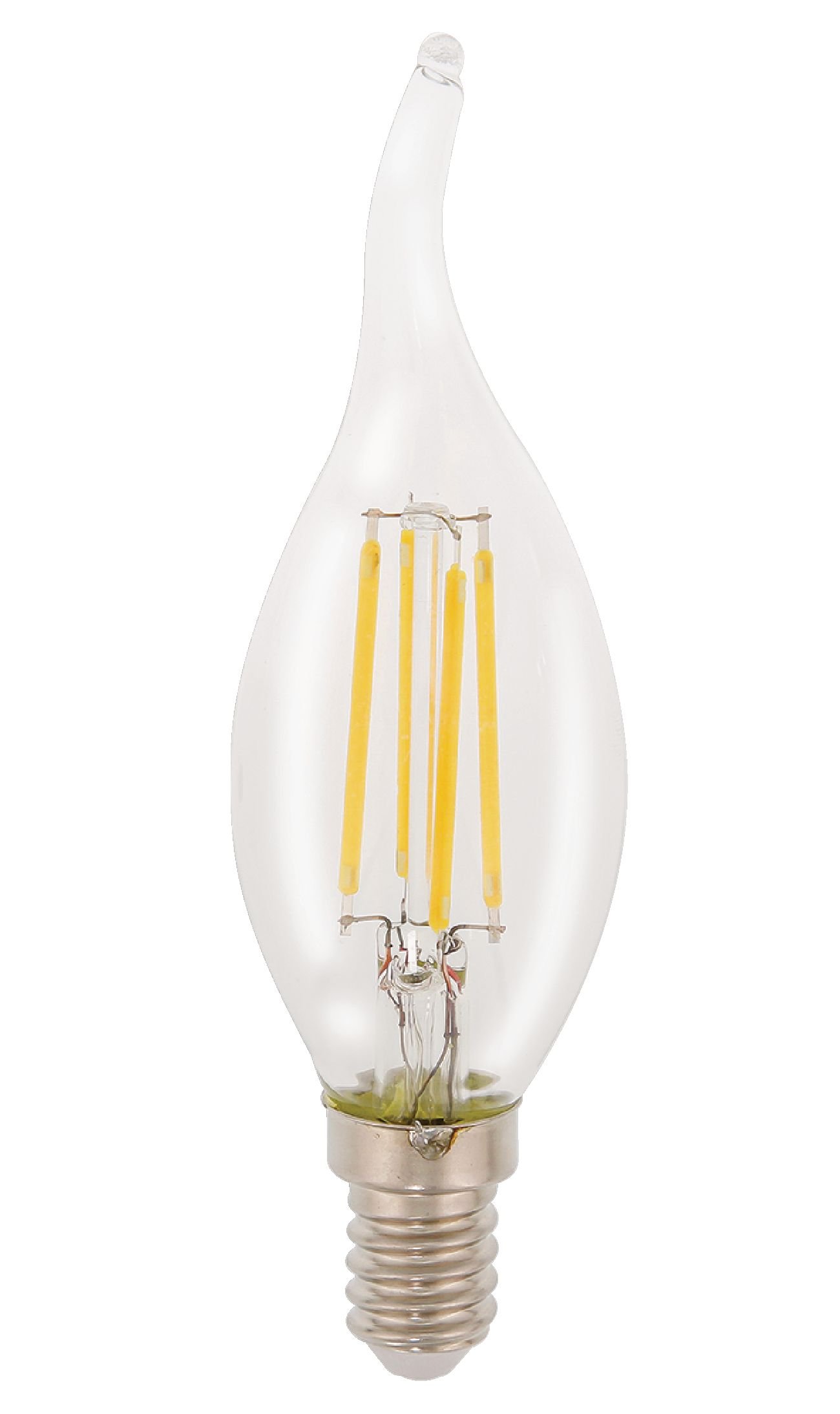 HQ Ampoule flamme - rétro à filament LED E14 4W 345lm (Température Couleur 2700 K)