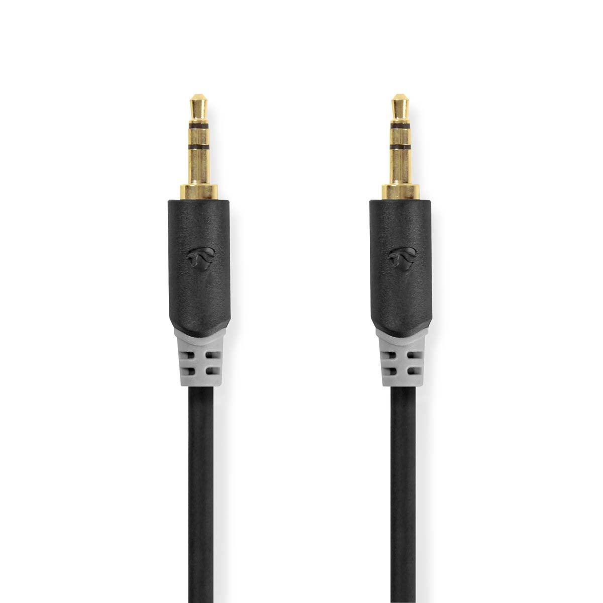 Audio-Technica Câble audio stéréo 3.5 mm Mâle 3.5 mm Mâle Plaqué or 5.00 m Rond Anthracite Boîte