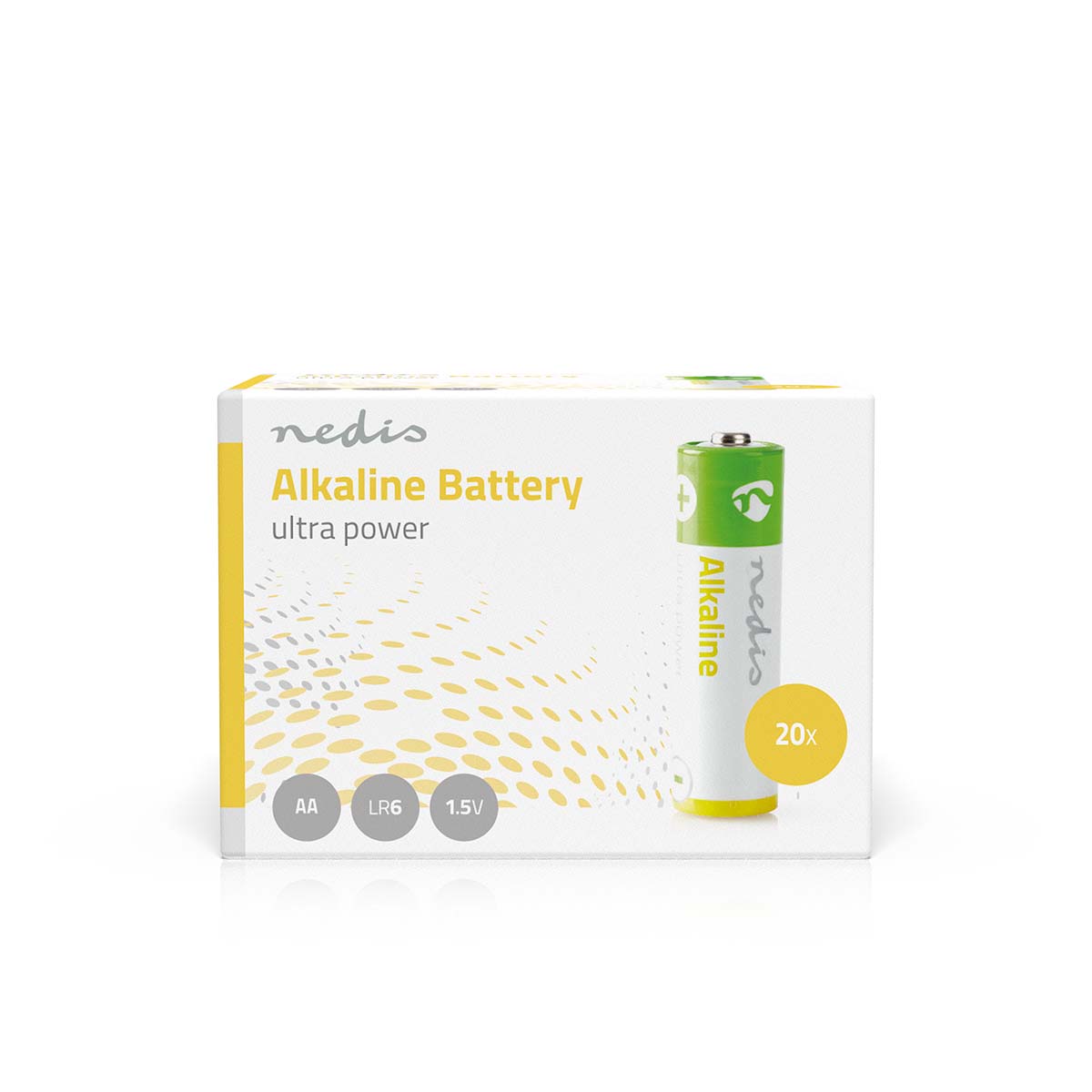 Nedis Piles alcalines AA 1.5 V DC Paquet de 20