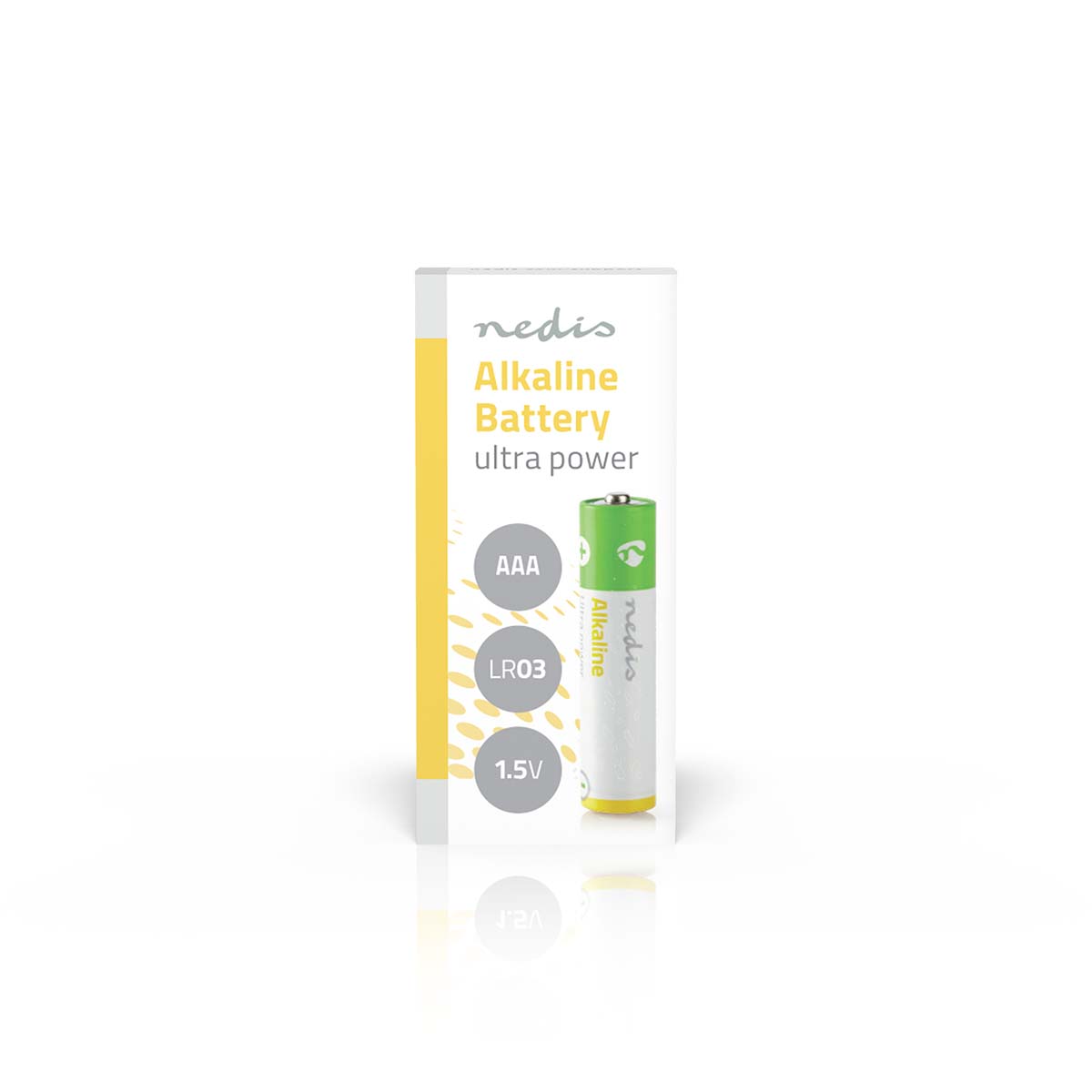 Nedis Piles alcalines AAA 1.5 V DC Paquet de 2
