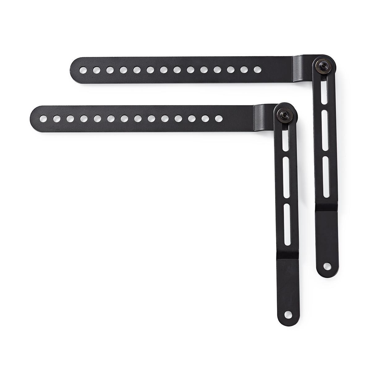 Nedis Support pour Barre de Son Compatible avec: Universel Fixé à la TV 10 kg Rotatif Acier Noir