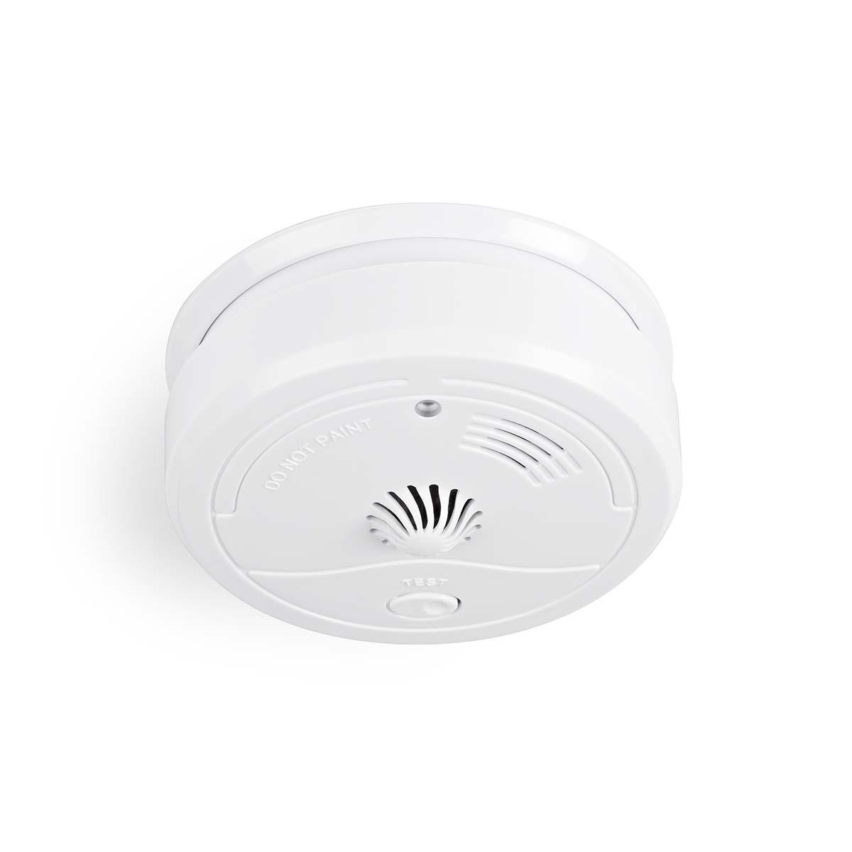 Nedis Alarme de chaleur Alimenté par pile Autonomie de la batterie jusqu'à: 1 An(s) Avec bouton de test 85 dB ABS Blanc