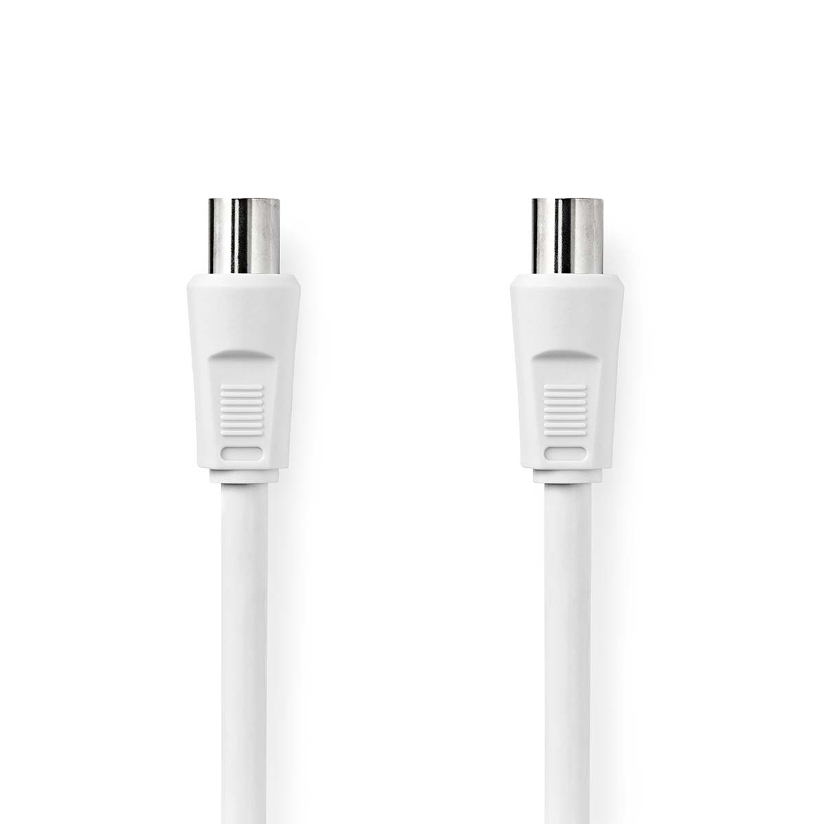 Nedis Câble Coax IEC (Coax) Mâle IEC (Coax) Femelle Plaqué nickel 90 dB 75 Ohm Double blindage 25.0 m Rond PVC Blanc Enveloppe
