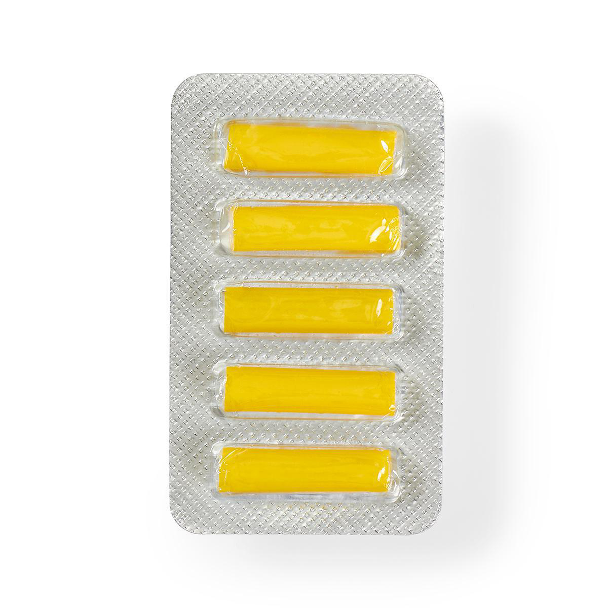 Nedis Senteurs pour aspirateur Citron 5 Recharges Jaune