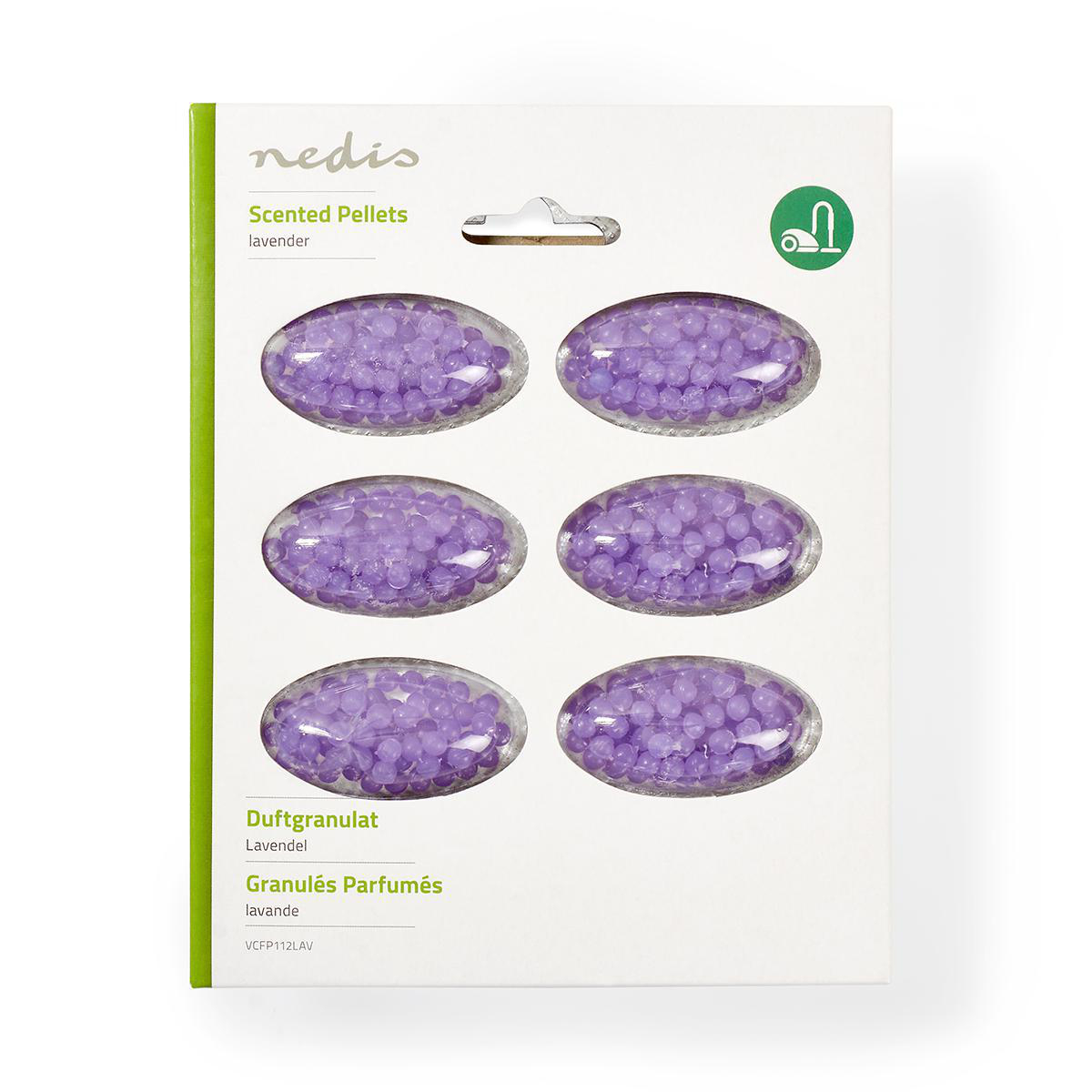 Nedis Senteurs pour aspirateur Lavande 6 Recharges Violet