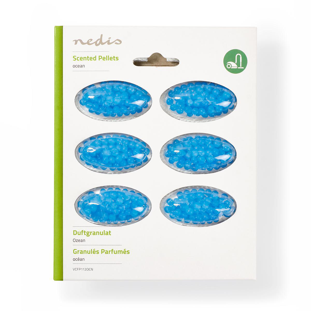 Nedis Senteurs pour aspirateur Océan 6 Recharges Bleu