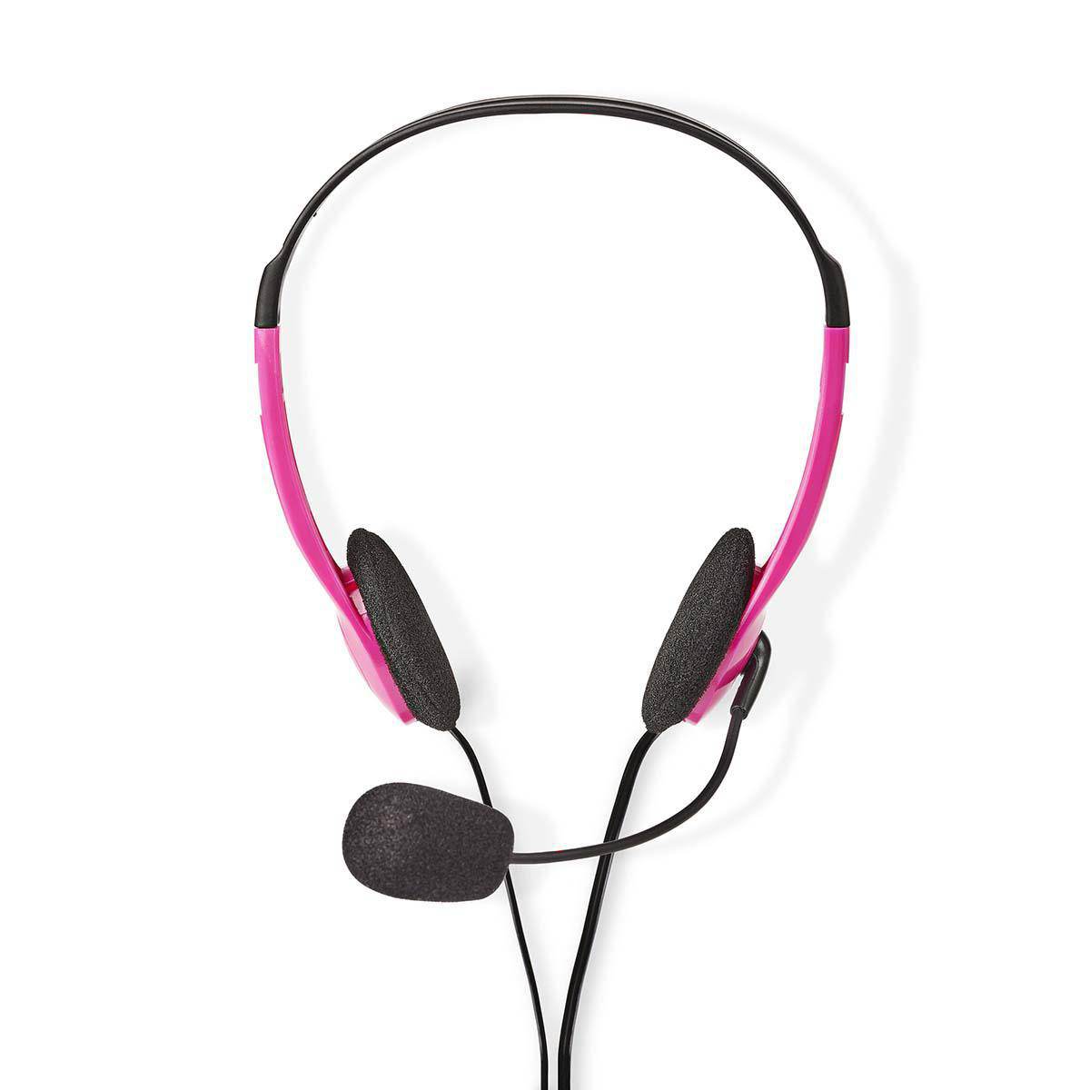 Nedis Modèle du produit : Portable Stereo Headset (Rose)
