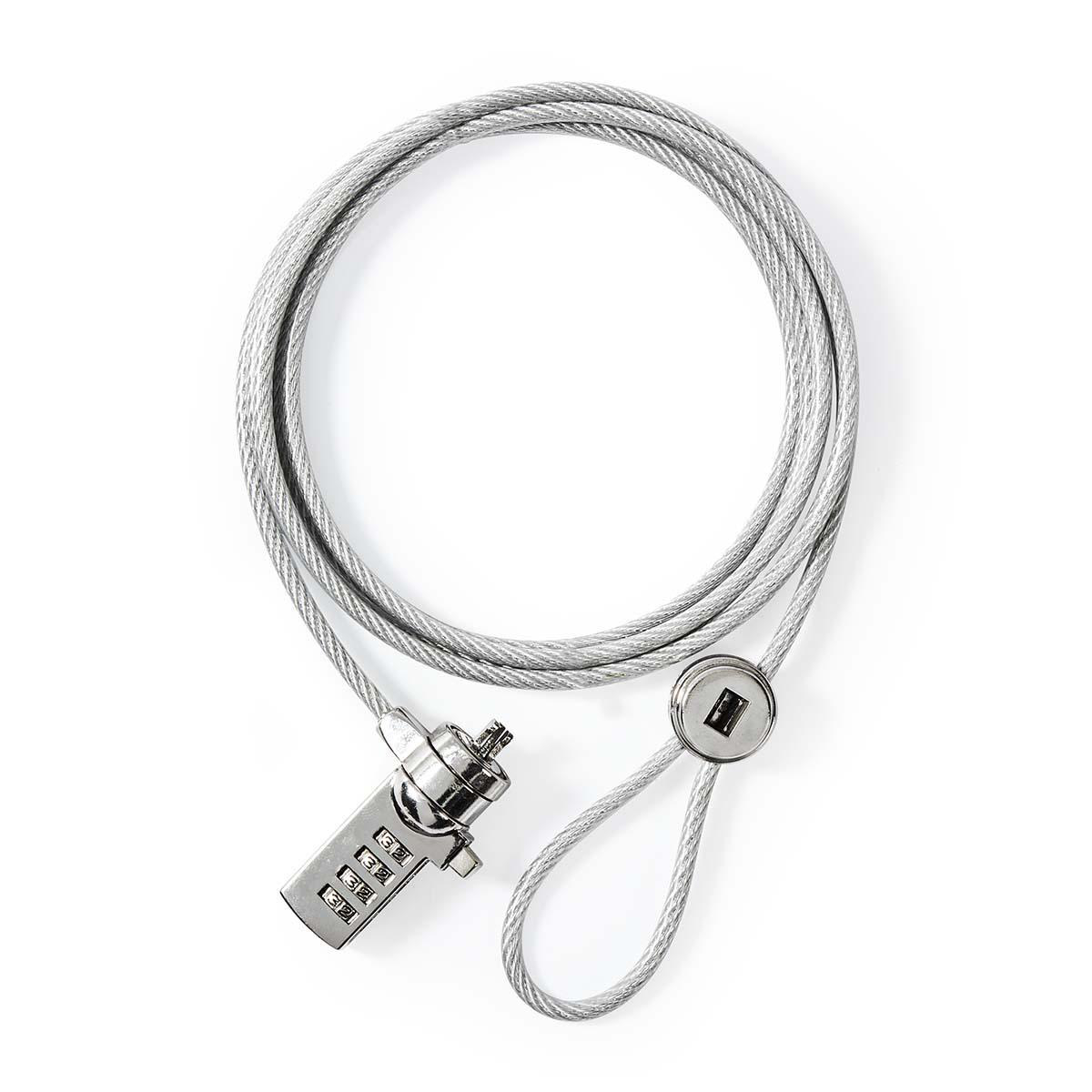Nedis Kit de vérrouillage PC Type de verrouillage: Chiffre 1.80 m Alliage de zinc