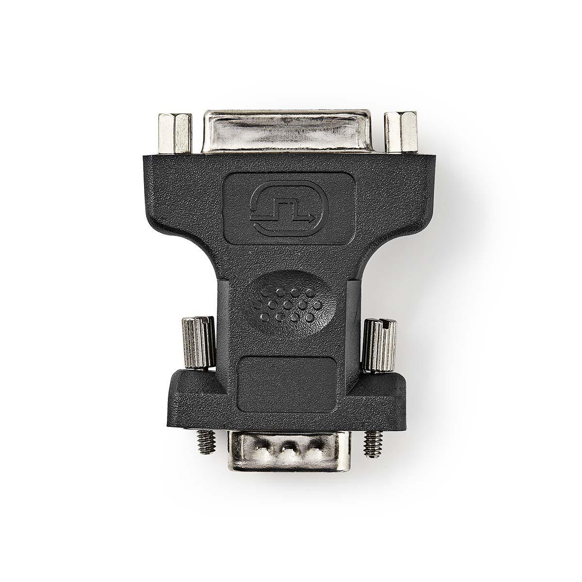 Nedis Adaptateur VGA vers DVI VGA Mâle - DVI-I Femelle à 24 +5 Broches Noir