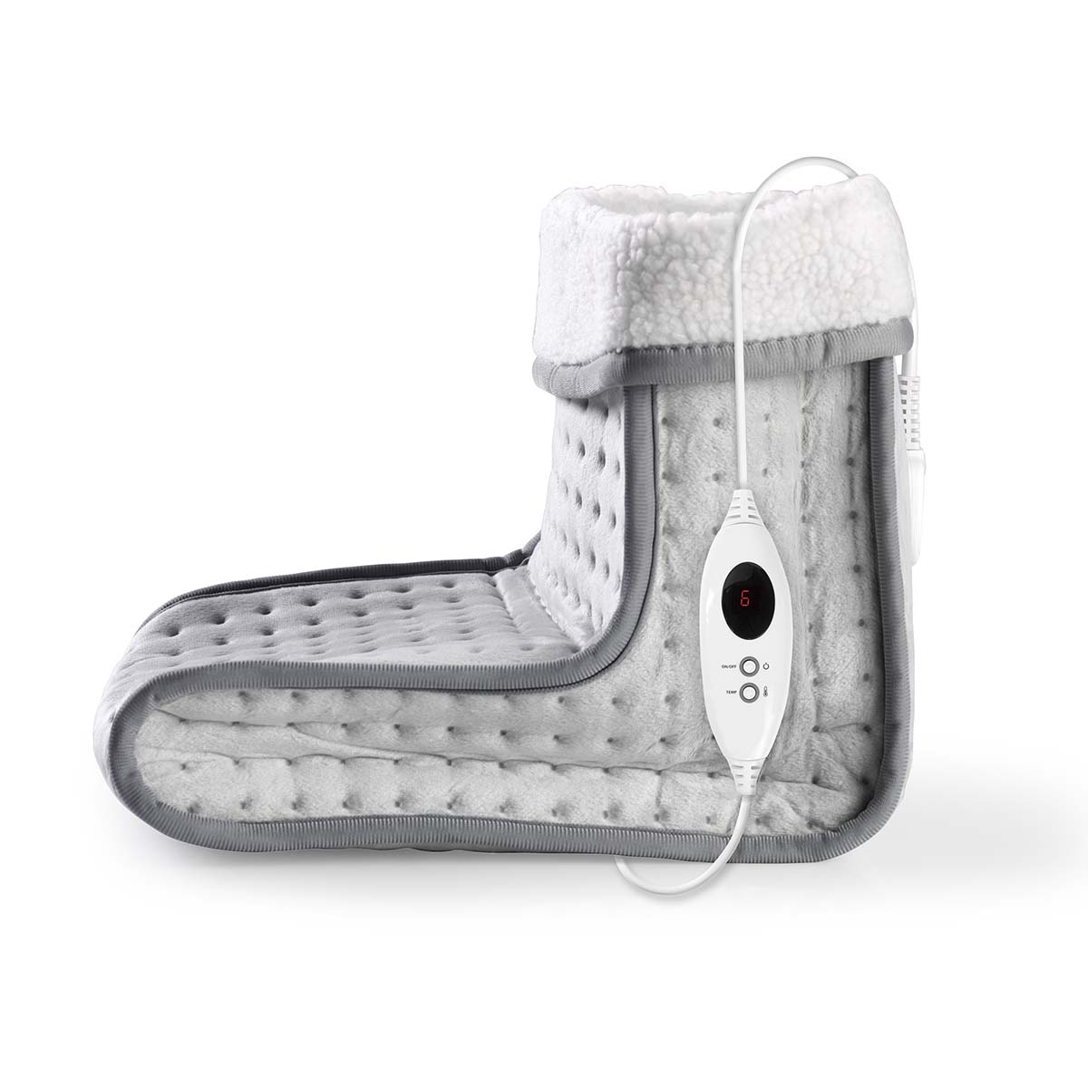 Nedis Chauffe pied 6Réglages de Chaleur Lavable Minuterie d'arrêt Protection contre la surchauffe
