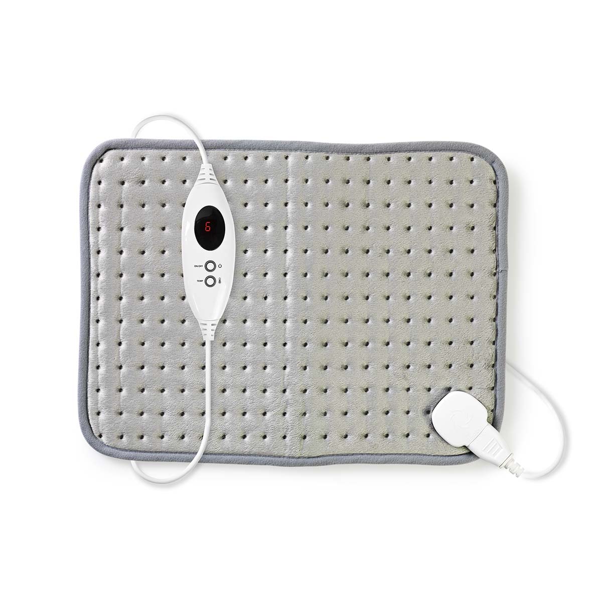 Nedis Coussin chauffant 6Réglages de Chaleur Protection contre la surchauffe Lavable
