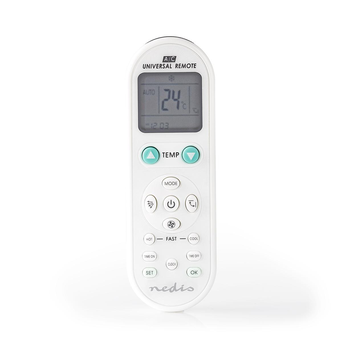 Nedis Télécommande universelle pour climatiseurs Split Unit Fonctions de programmation 2x AAA/LR03