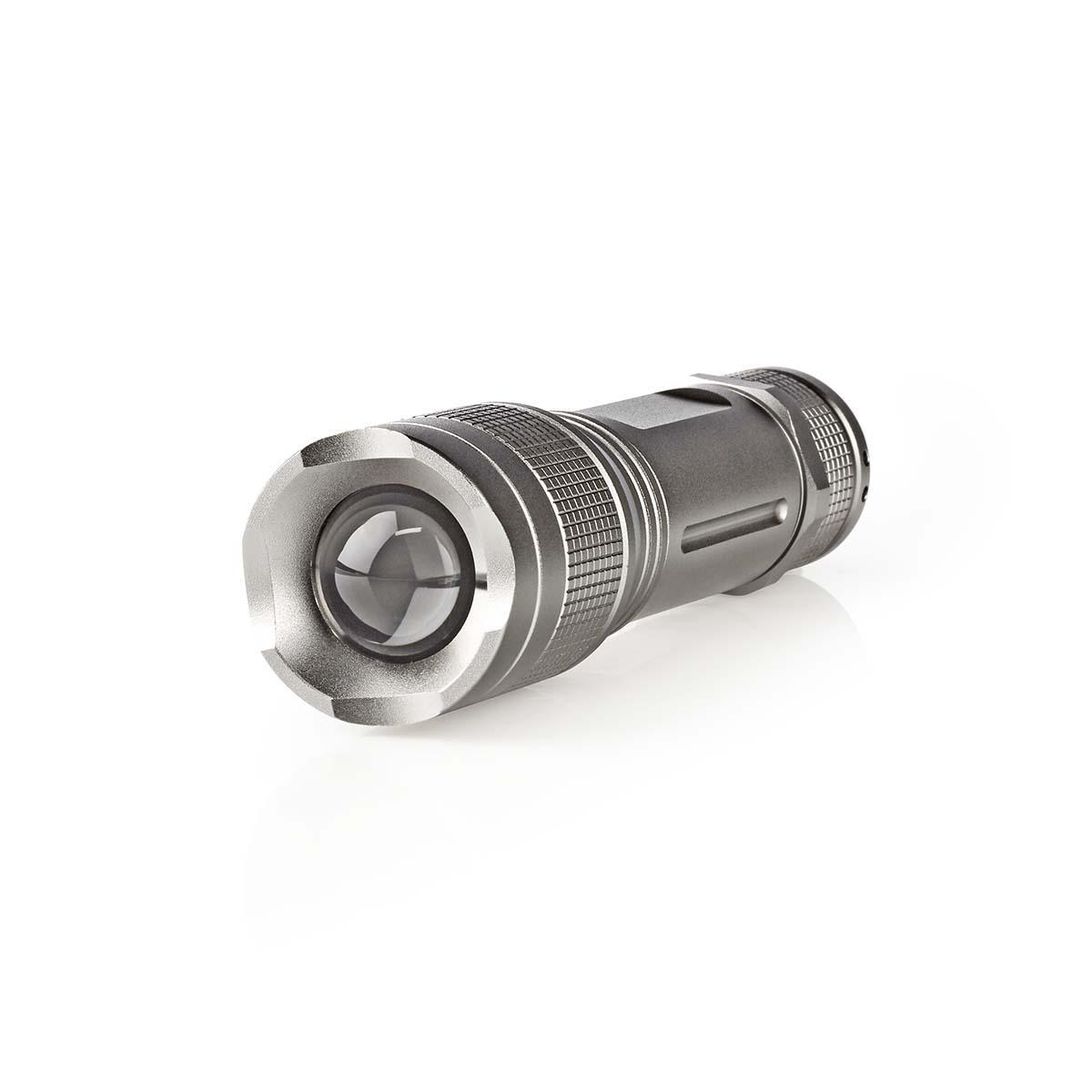 Nedis Lampe torche Alimenté par pile 4.5 V DC 5 W 3x AAA/LR03 Flux lumineux nominal: 330 lm Portée lumineuse: 200 m Angle de faisceau: 48 °