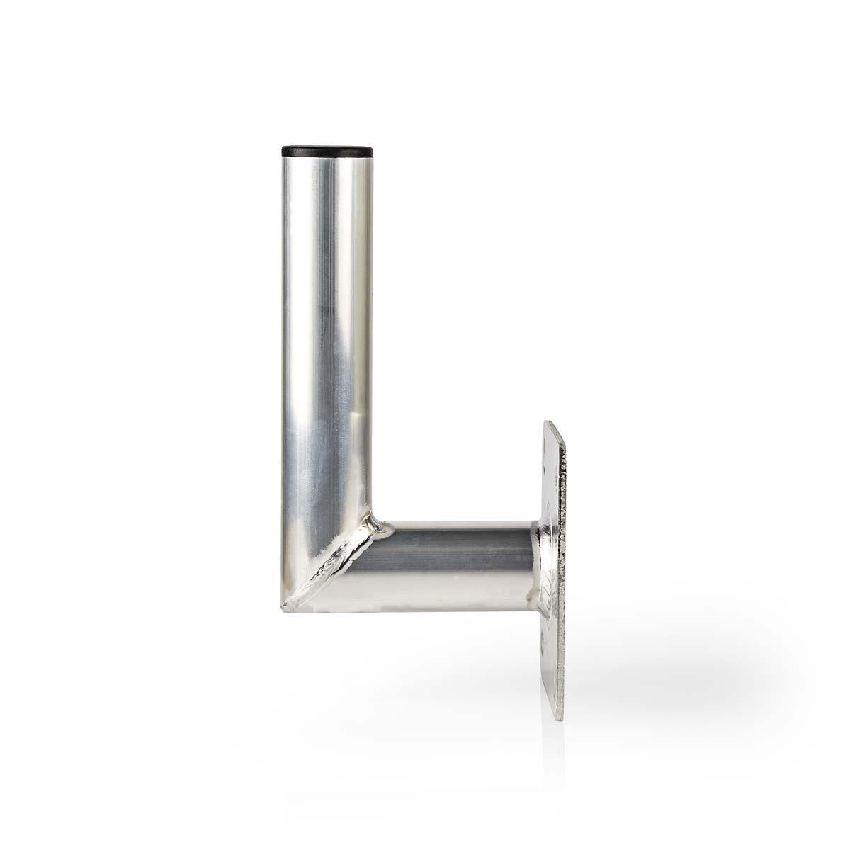Nedis Support mural pour satellite Distance par rapport au mur: 150 mm Pince de diamètre: 50 mm Taille maximale du plat: 100 cm Aluminium Argent