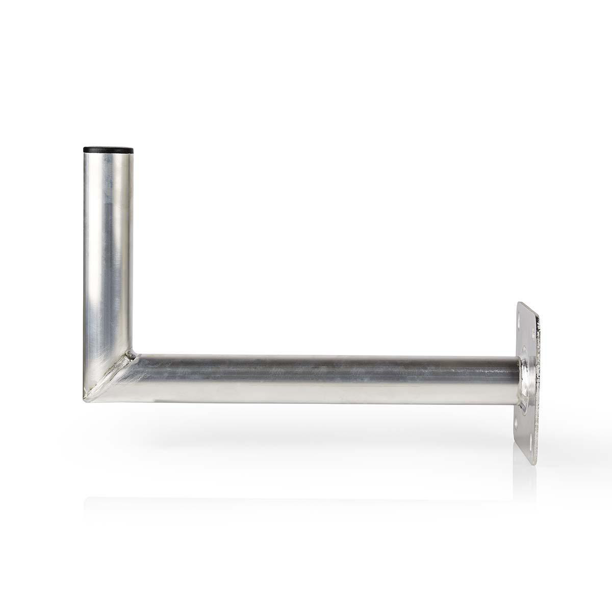 Nedis Support mural pour satellite Distance par rapport au mur: 450 mm Pince de diamètre: 50 mm Taille maximale du plat: 100 cm Aluminium Argent