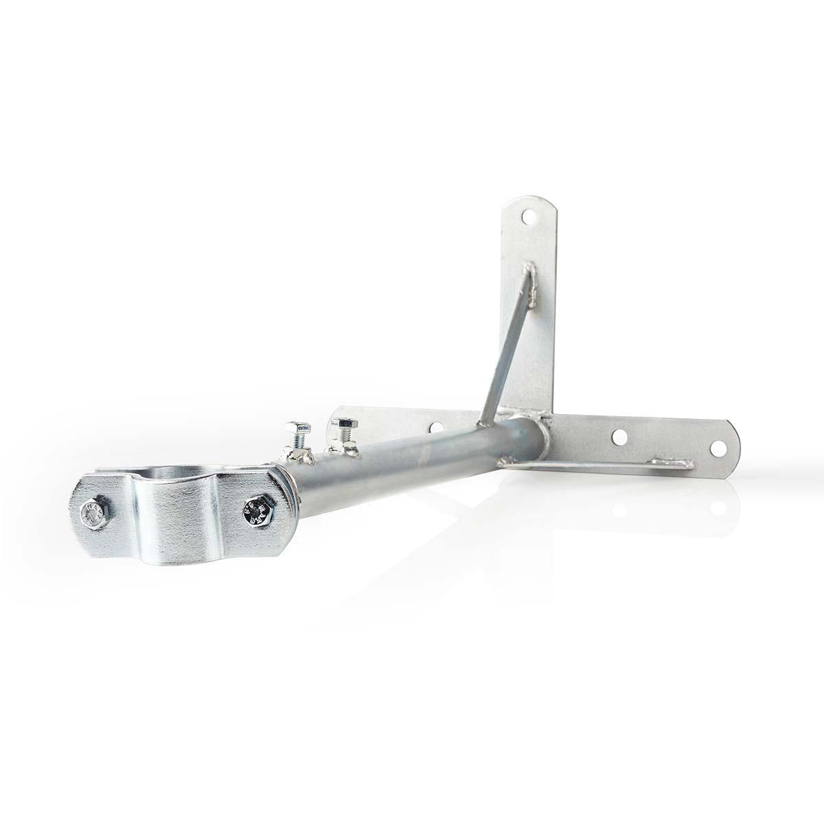 Nedis Support mural pour satellite Distance minimale du mur: 550 mm Distance maximale du mur: 950 mm Distance par rapport au mur: 0.00 mm Pince de diamètre: 32 - 42 mm Acier Argent