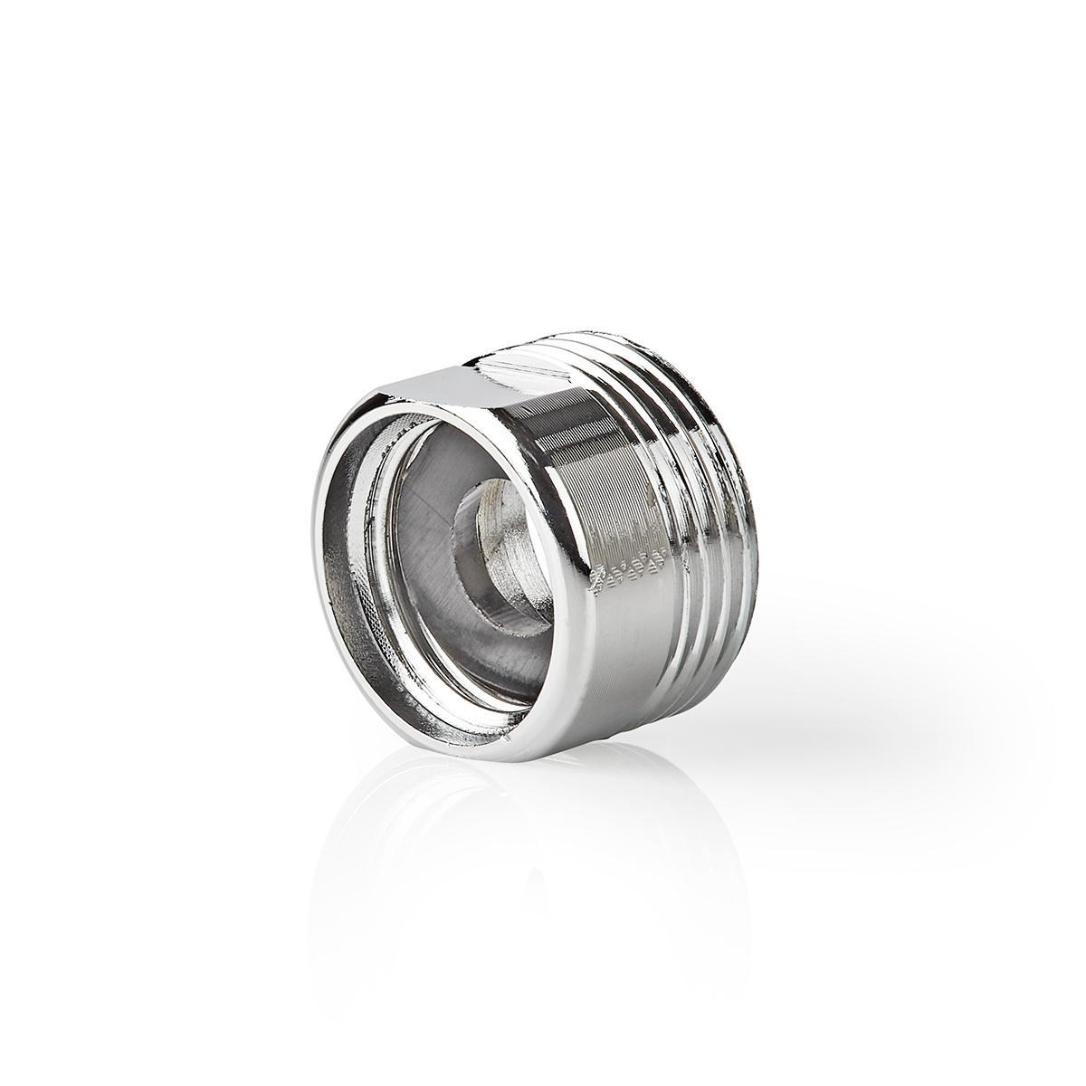 Nedis Adaptateur pour Tuyau 1/2'' 3/4'' Métal Argent